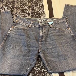 Wrangler Retro Men's Slim Straight Blue Jeans